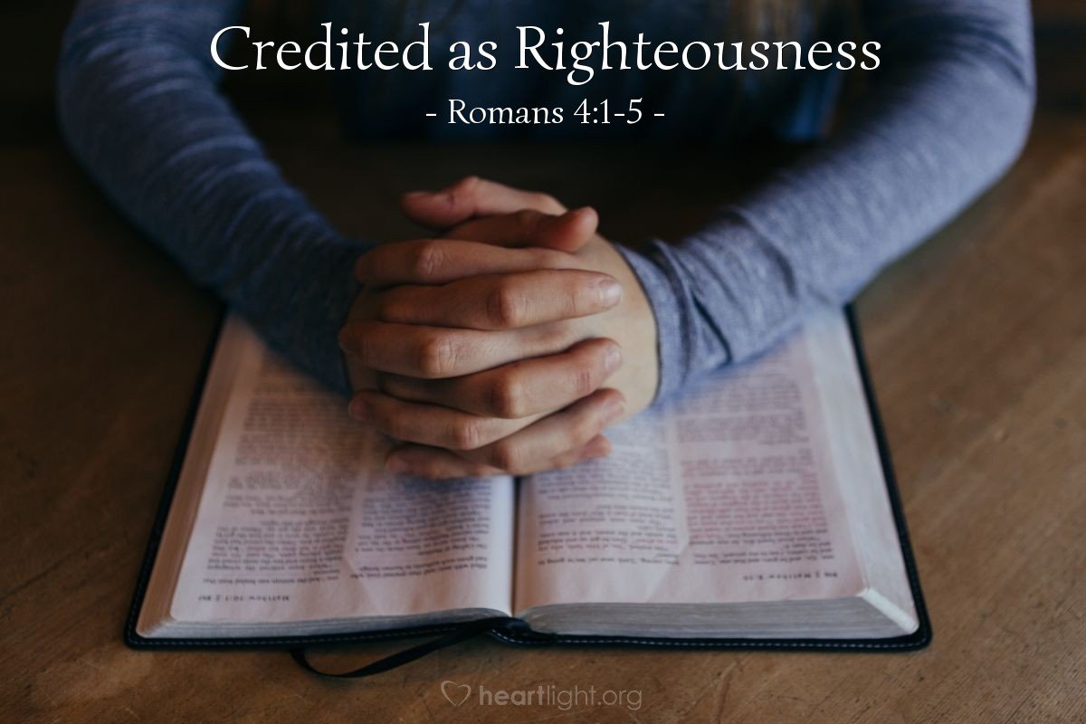 Credited as Righteousness