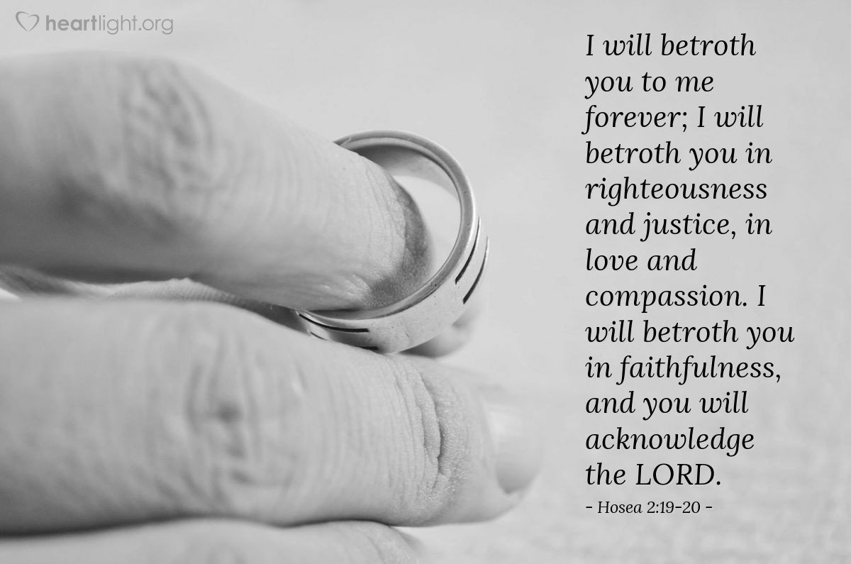 Verse of the Day - Hosea 2:19-20