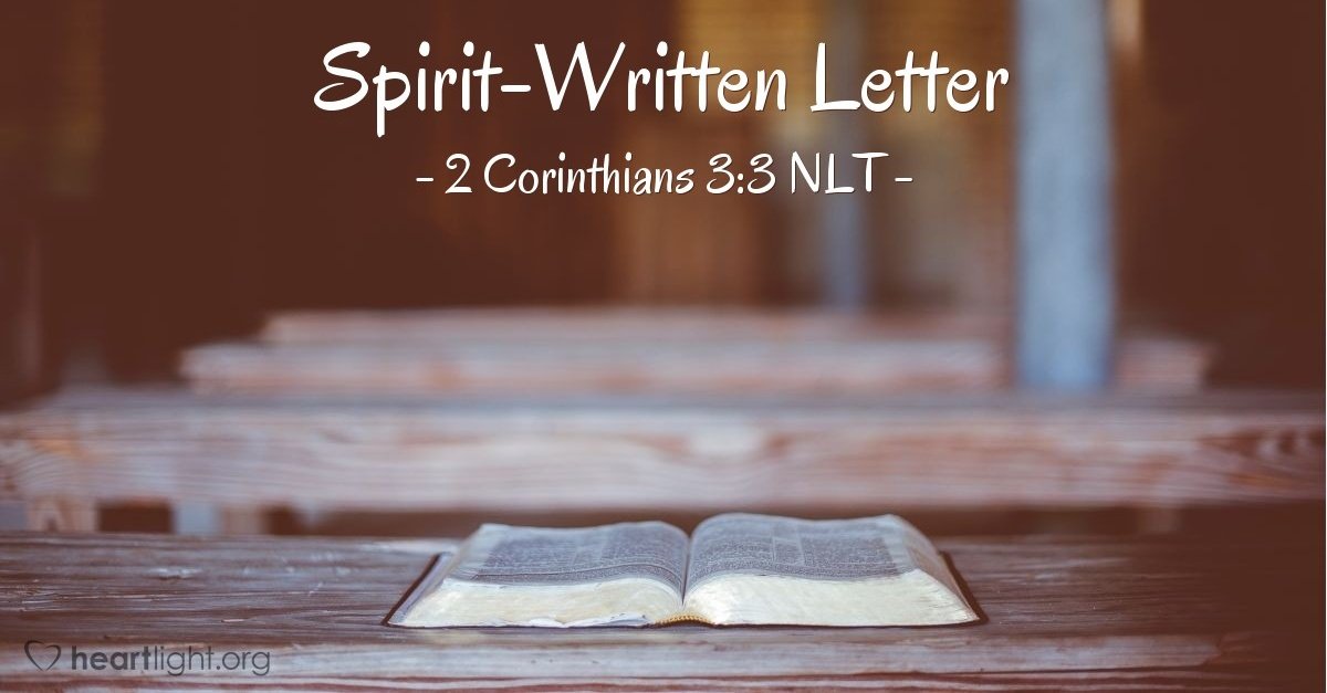 Spirit-Written Letter
